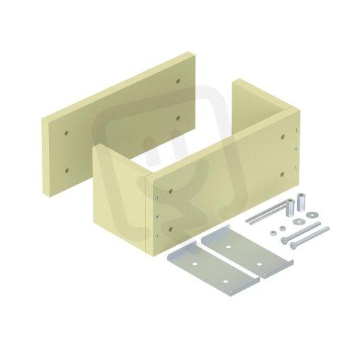 Odlehčení tahu OBO ZSE90-41-17 LH pro svislé uložení kabelů 460x225x200