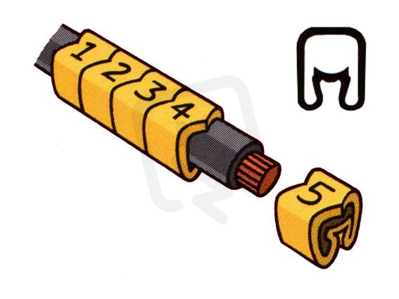 PA 02/3.40 'S' Návlečka žlutá s potis