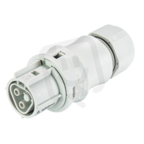 zásuvka na kabel gesis RST, 2-pól, průchodka 10-14mm, pružinové svorky, šedá