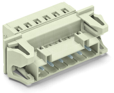 Konektor s pájecími piny CAGE CLAMP 2,5mm2 šedá 4pól. WAGO 721-604/114-040
