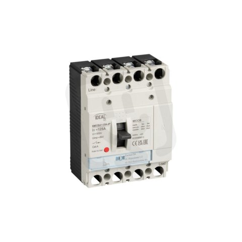 Kompaktní jistič KMCCB-F-125A-4P KANLUX 37280