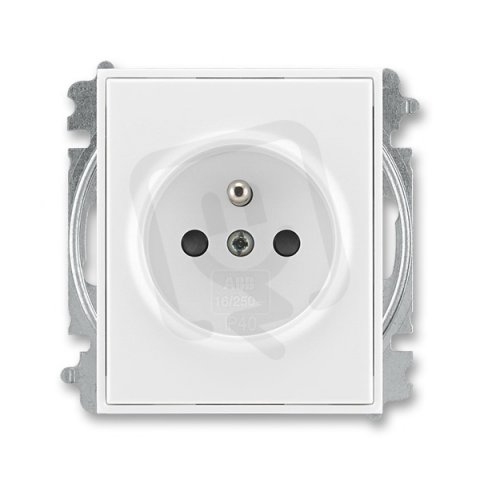 ABB 5519E-A02357 03H Zásuvka 1násobná s clonkami,pro hořlavé podklady