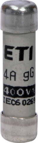 Válcová pojistka CH8 gG 4A/400V ETI 002651003