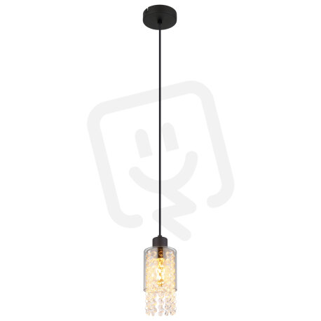 Závěsné svítidlo BACKEY černá 1xE27 40W 230V GLOBO 15799H