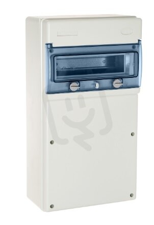 INDUBOX Zásuvková rozvodnice - základ, 11M, IP65, IK08, UV stabil (270x160x500)