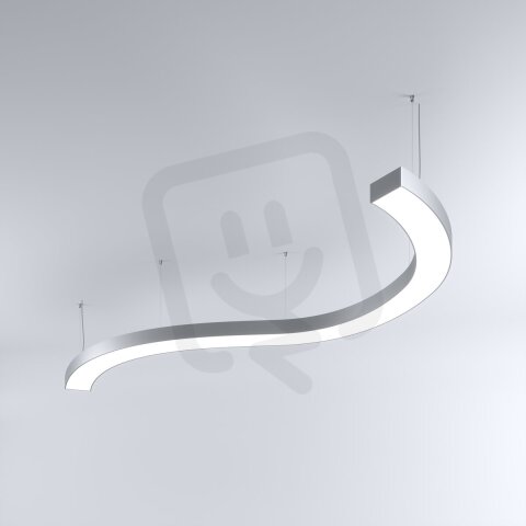 LED Svítidlo MI-SNAKE-04, 91W, 3000K, bez trafa, 24VDC, IP20, stříbrná, 3000K