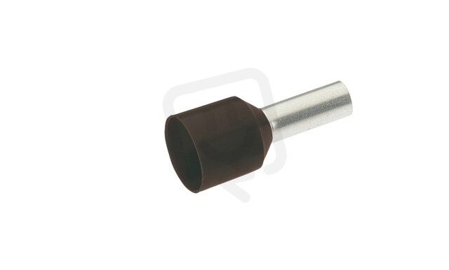 Izolovaná dutinka NSGAFÖU Cu 1,5/10 mm, černá (100 ks) CIMCO 187301