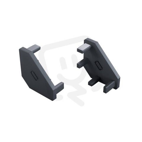 Koncovka profilu EC-PROFIL AJAR 2IN1 ROCK ANTHRACITE GREENLUX GXLP1527