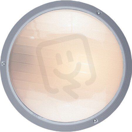 Stropní a nástěnné svítidlo Iveta šedá 60W IP54 E27 COMPOLUX 916911/54
