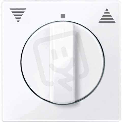 Centrální deska, Merten System M, pro žaluzie, active white, lesklý plast 567125