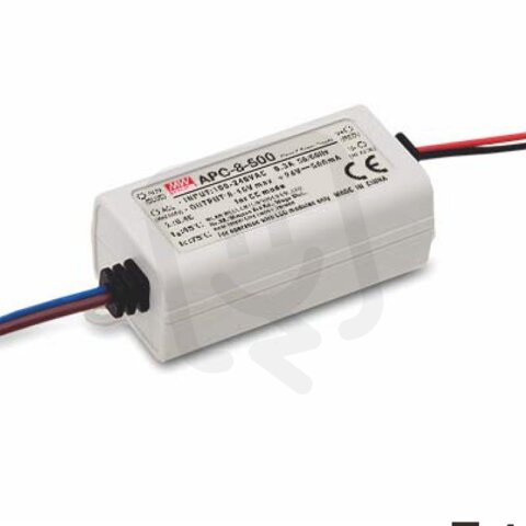 Napájecí zdroj pro LED 700mA 700mA MEAN WELL APC-8-700