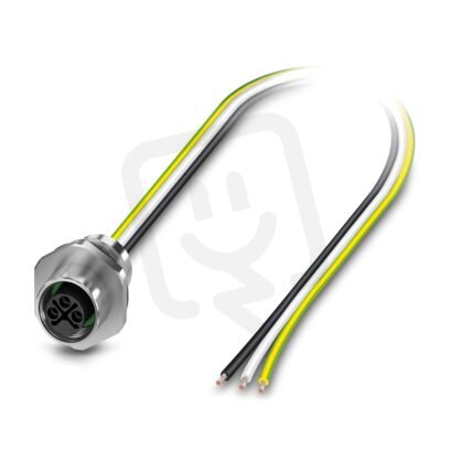 Přístrojový konektor zpředu stěny SACC-E-M12FSS-2PE-M16XL/0,5-US 1329908