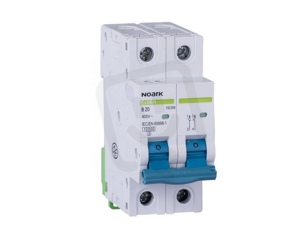 Instalační jistič NOARK 100289 EX9BH 10 kA, char. B, 6 A, 1+Npól
