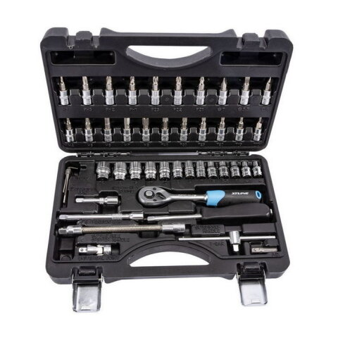 Sada hlavic 1/4'' 46 dílů XTLINE XT40046
