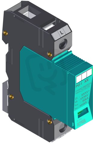 Přepěťová ochrana PO I 1 280V/12,5kA, modulární, vyměnitelná, B+C+D