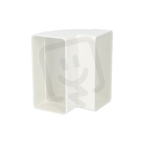 Koleno 90° vertikální VENTS 8282 - 60x204mm PVC 1008185