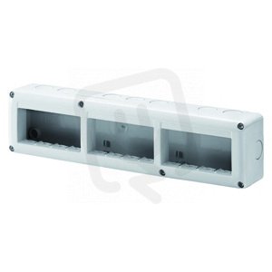 27 COMBI Skříňka 12M (3x4), horizontální, IP40, šedá GEWISS GW27007