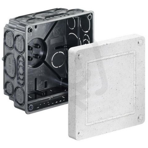 Krabice s minerálním víčkem 107x107x72 mm, pod omítku KAISER 1095-22