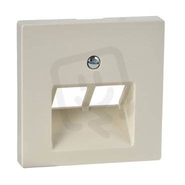 Merten Centrální deska 2xRJ45 System M White Cream SCHNEIDER MTN296144