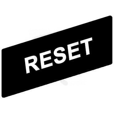 Schneider ZBY02322 ŠTÍTEK RESET 8X27MM