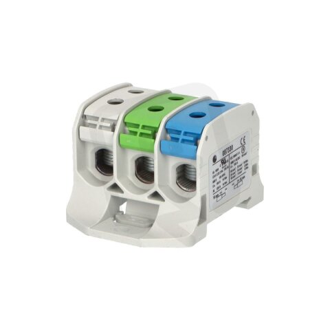 Svorka univerzální RKA 50 3P LG/N/PE 150A 3P (6x vstup) AL/CU DIN/panel 1006021