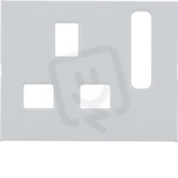 Centrální díl pro zásuvku British standard, K.1, bílá, lesk BERKER 3313077009