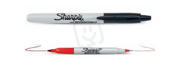 GPH SHARPIE-RT R Popisovač permanentní červený,