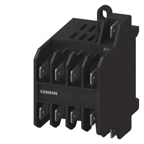 Power relé, AC-3 8,4A, 4kW / 400V 3NO+1NC, DC 24V 3pól., faston 6,3 x 0,8 mm
