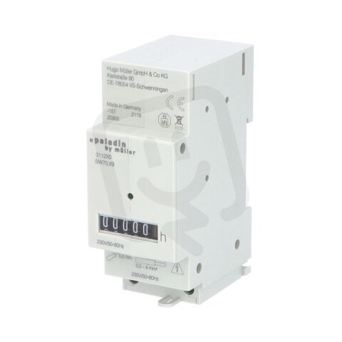 Počítadlo provozních hodin PALADIN 311270 (BW 70.29) 230V 2mod. na DIN 1008142