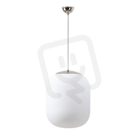 Závěsné svítidlo se skleněným stínidlem OSMONT TANIA S2 23W IP40 E27 chrom