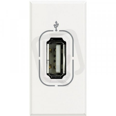 AXOLUTE ZÁSUVKA USB 1M BÍLÁ BTICINO HD4285