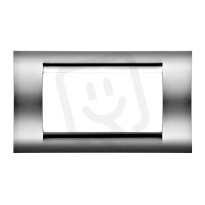 PLAYBUS 4 GANG SHINY CHROME PLATE