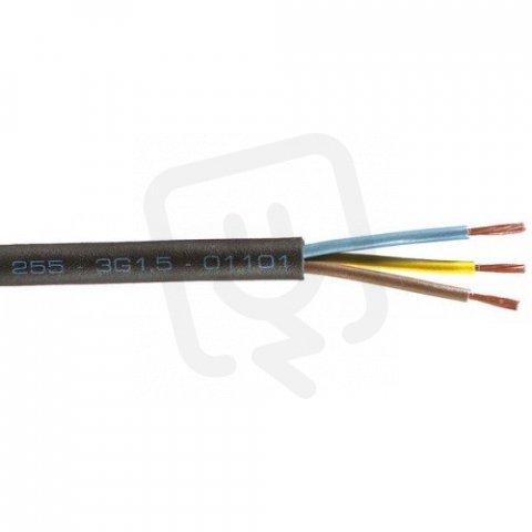 Silový vodič H05RR-F 3G1,5 (CGSG) (3x1,5)