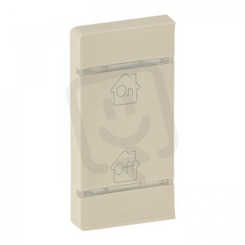 VALENA LIFE KRYT PRO MYHOME_UP SYMBOL ON/OFF LEVÝ 1MOD BÉŽOVÝ LEGRAND 755566