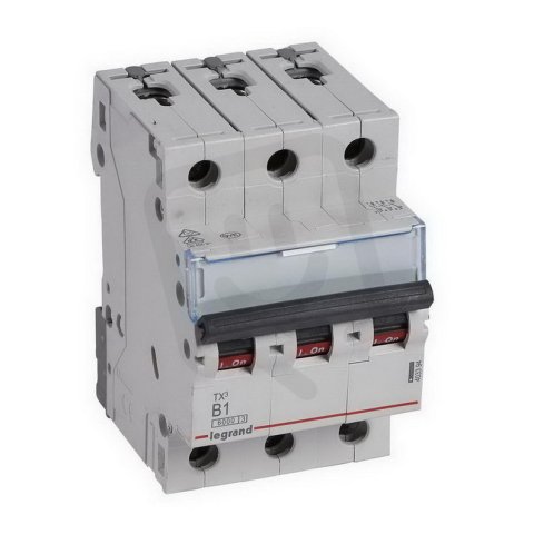 TX3 JISTIČ, 3 PÓLOVÝ, CHAR. B, 1A 6000A LEGRAND 403394