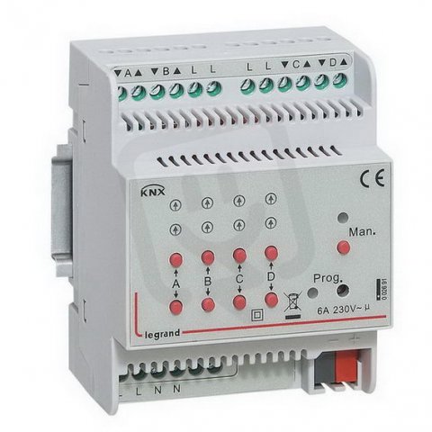 2691 KNX ŽALUZ.KONTROLER 4X2,1A DIN