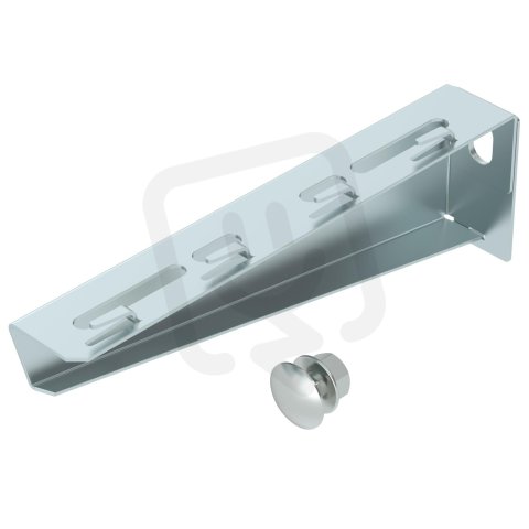 Nástěnný výložník OBO MWAG 12 21 FS pro mřížový žlab B210mm Ocel