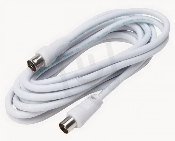 Koaxiální prodlužovací kabel 6,5 mm, úhl
