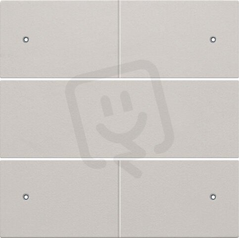Středový kryt 4xbezpot.tlačítko 24V+LED-LIGHT GREY NIKO 102-40150