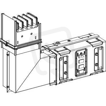 Schneider KSA630DLE40 Koleno 630 A horizontální