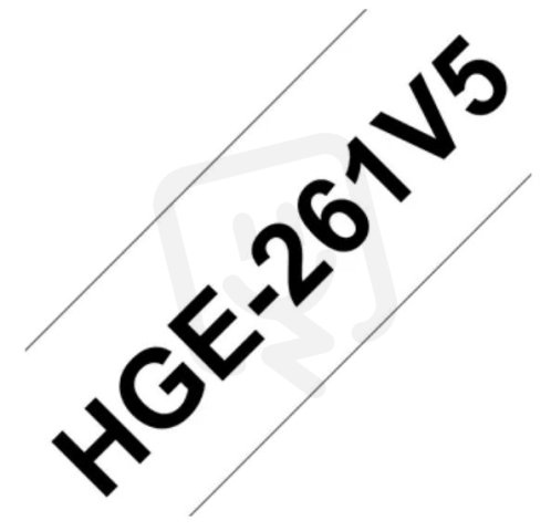 Páska BROTHER HGE261V5, bílá/černá, 36 mm (pro PT 9xxx)