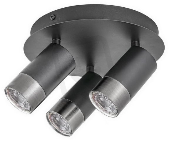 Zircon GU10 3X 5W IP20 matná černá RABALUX 5071