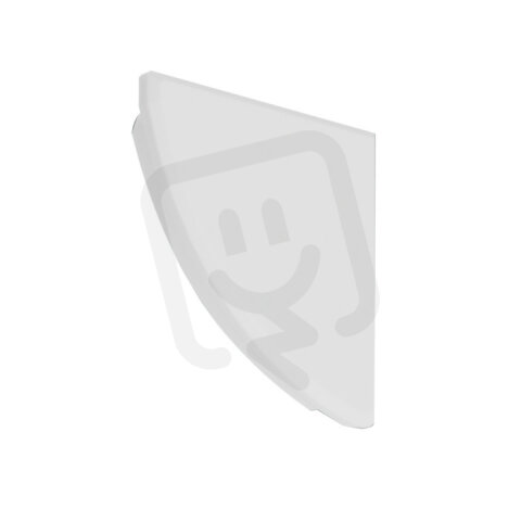 Záslepka KLUŚ KOPRO-L pro AL profil, bílá /24116-9016/ ALUMIA C24116L16