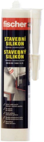Stavební silikon transparentní FISCHER 525330