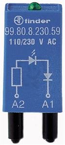 Finder 99.80.9.220.99 Modul, LED_OD, 110-220V DC