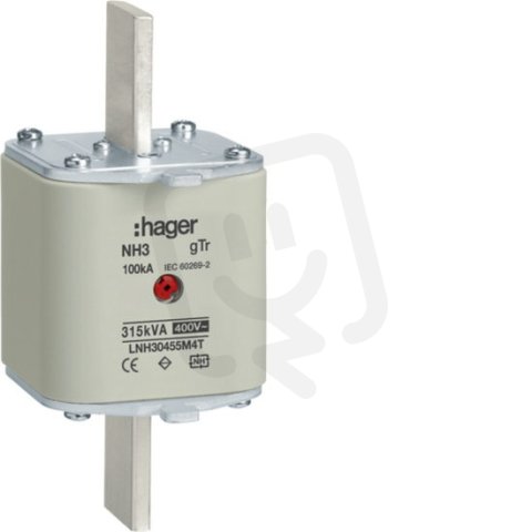 Pojistka nožová NH3 gTr 400V 315kVA, 455A M HAGER LNH30455M4T