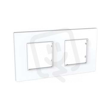 Unica Quadro Krycí rámeček dvojnásobný, Polar SCHNEIDER MGU2.704.18