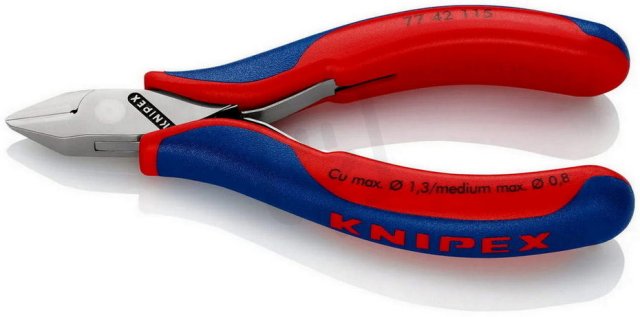 Boční štípací kleště pro elektroniku 115 mm KNIPEX 77 42 115
