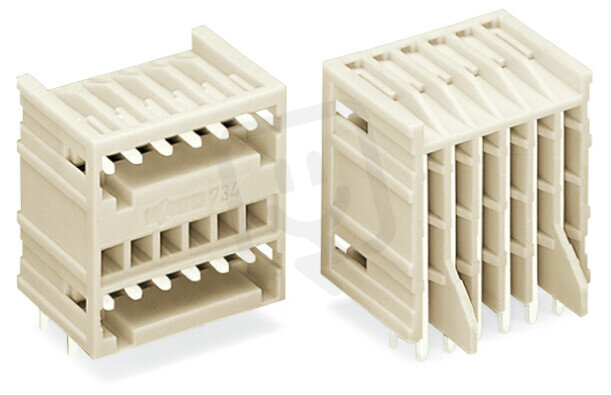 Dvoupatrový konektor s pájecími piny THT, 1,0x1,0mm, úhlové, světle šedá 14pól.