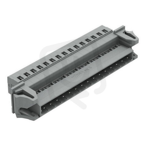 Konektor s pájecími piny CAGE CLAMP 2,5mm2 šedá 15pól. WAGO 231-615/114-000